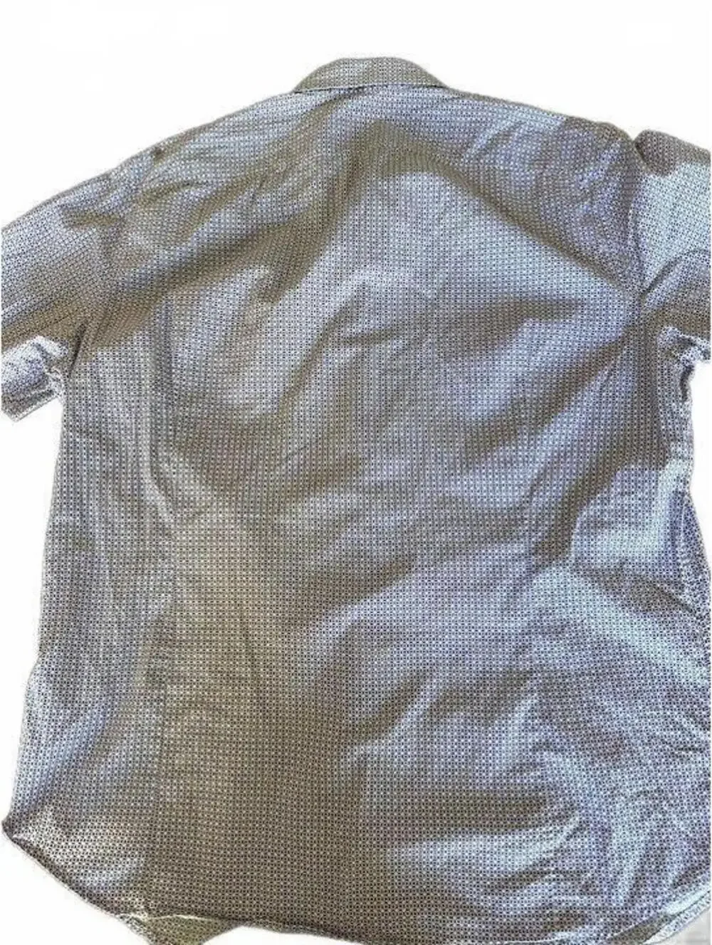 Banana Republic Purple Print Shirt Men's Large